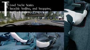 Land Yacht Series: Trouble Stalling and Stopping in Black Stiletto Pumps (mp4 1080p)