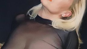 Wicked chain smoke with horny squirty cum shot on the end