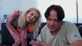 erotique entertainment - porn legend eric john s 19-year-old blonde neighbor lexi lore catches him and joins him in cam feature show erotiquetvlive