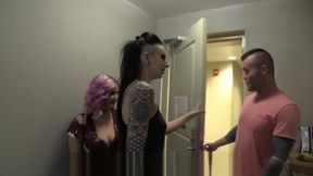 Impregnating My Two Step sisters - BBW Goth Threesome - Parts 1, 2