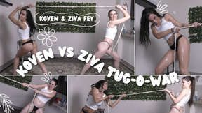4K Ziva Fey Tug O War With Koven