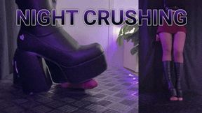 Night Walking Over Your Cock in My Dirty Naked Wolfe Boots (Double Slave Version) - TamyStarly - Cock Balls Crush Trample, Shoejob, CBT, Trampling, Bootjob, Stomping
