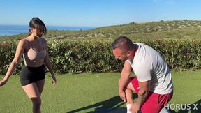 Busty Hello Limoon Fucks Her Yoga Instructor