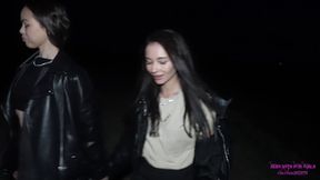 BIANCA and RADA - Evening passion in the car!
