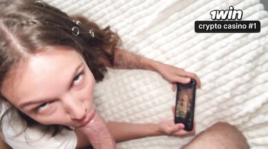 My stepsister is ignoring me while playing on her phone. I'm gonna fuck her for that