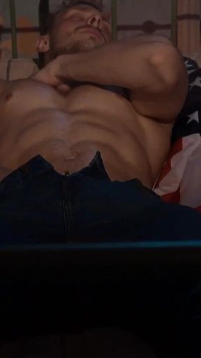 Hot Str8 Balkan Bodybuilder Fedor Is Back and Wanking Again