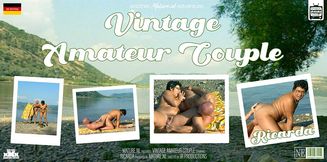 Vintage amateur couple having outdoor sex with each other where everyone can see them!