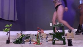 Evil Cat Giantess Goddesses Destroy Tiny Military With Brenda Renee & Maria Jade (SD 720p WMV)