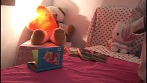 Stepdaughter Masturbates While Watching Stepdad Fuck the Maid