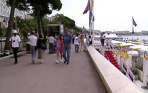 Hannah Turlington and Natacha. Trio a la Cote d'Azur