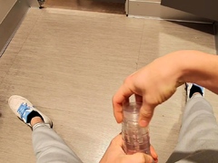 I bust my load inside a changing room