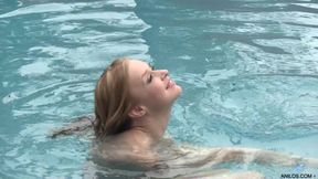 Relaxing by the Pool