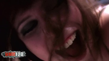 Brunette Sucks And Fucks At After-Hours Party