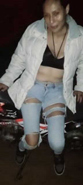 She loses the bet and shows me her private parts