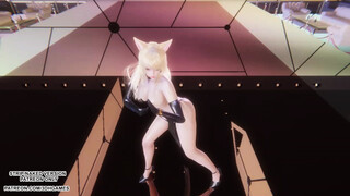 [MMD] HYO MINUTE - Cute Figure - Ahri Sumptuous Kpop Dance League of Legends Anime porn Uncensored 4K 60FPS