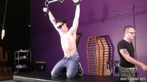 ”DaddysBondageBoys: Alec Black Lashes & Bound On His Knees Enduring Body Sore”