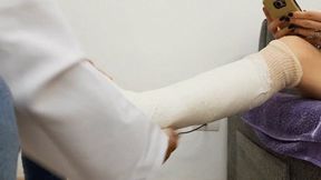 CASTED FEET – TRAPPED AND EXPOSED - MISTRESS KARINA CRUEL - CLIP 2 - KC PRODUCTIONS