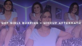 Hot Girls Burping Hiccup Aftermath [Belching]