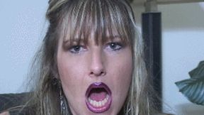 Jessika's mouth farts-SD