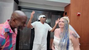 the beginning of the wedding