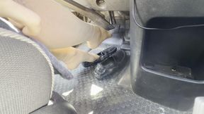 Car Vacuum Ate My Thigh High Pantyhose - ASMR