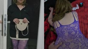 Mom goes wild in homemade rear entry scene with her bisexual friends