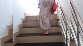 Amateur Blonde Mature Wife Enjoys Naked Sex After Walking