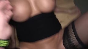 Busty Lady Likes Money