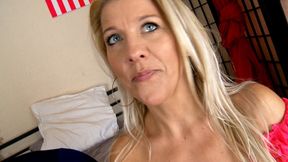 Beautiful Blonde Mature Nikyta Is Doing Her First Amateur Video