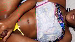 ”Lustful huge tits Asian ladyboy Jina sucked dick & enjoys anal fuck with guy”