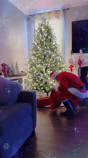 Christmas Special! 3 Girls fuck Santa!