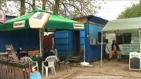 Hiking Girl Meets Older Man, Sparks Fly & He Takes Her Right There