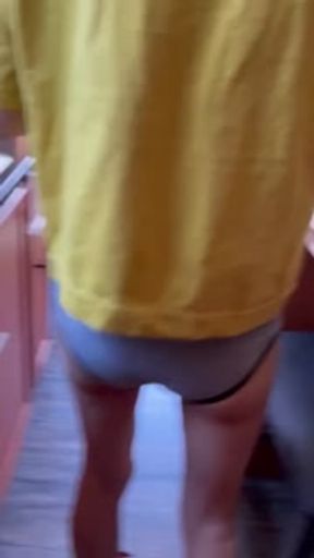 My mature ass in panties