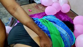 Indian Housewife on Her Birthday