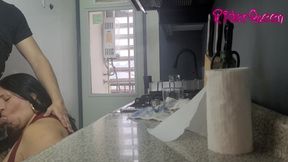 Stepmon in Kitchen - Video for Fans - BBW Stepmom MILF Stepson