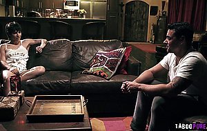 Asking my stepdaughters girlfriend if she had tried having sex with a guy