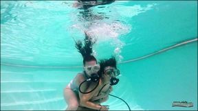 502 - Anina Silk Tied up and Left on the Bottom of the Pool