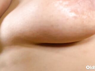 Aged Latin chick Disrobes And Masturbates