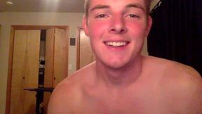 Hot College Guy Dirty Talk and Cum Shot Show