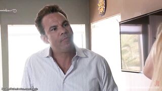 Stepdad fucking dark hair into bondage