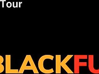 Black Amateur Beauty Wakes BF For Coarse And Hard Bang