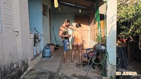 marido de aluguel vira amante de alugel e mete a piroca sem camisinha na patroa(primeiro anal de zayra pink)