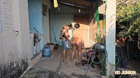 marido de aluguel vira amante de alugel e mete a piroca sem camisinha na patroa(primeiro anal de zayra pink)