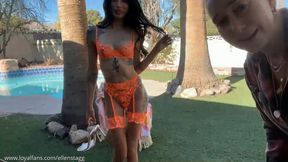 Giselle Amore from our Live stream BTS video