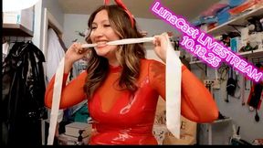10.18.25 LIVESTREAM Cleave Gag/Tape Gag, Hairy pussy, gloves and so much more!