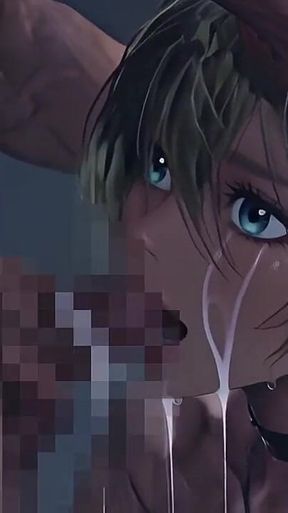 Emerald Twin-tails, Black Choker-she Owns the Night and Goes All the Way.