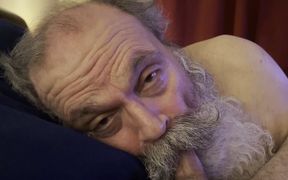 Old Man Big Moustache Blowjob, Sucks Licks and Hums His Way to a Creamy Reward