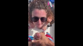 Public facial on a boat