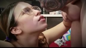 Deep Blowjob with a Beautiful Horny Latina