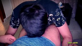 pov sucking a big uncut cock until i make him cum and swallow all that tasty milk. sloppy deepthroat blowjob ?